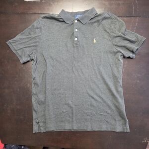 Ralph Lauren Charcoal Polo Shirt Size Large